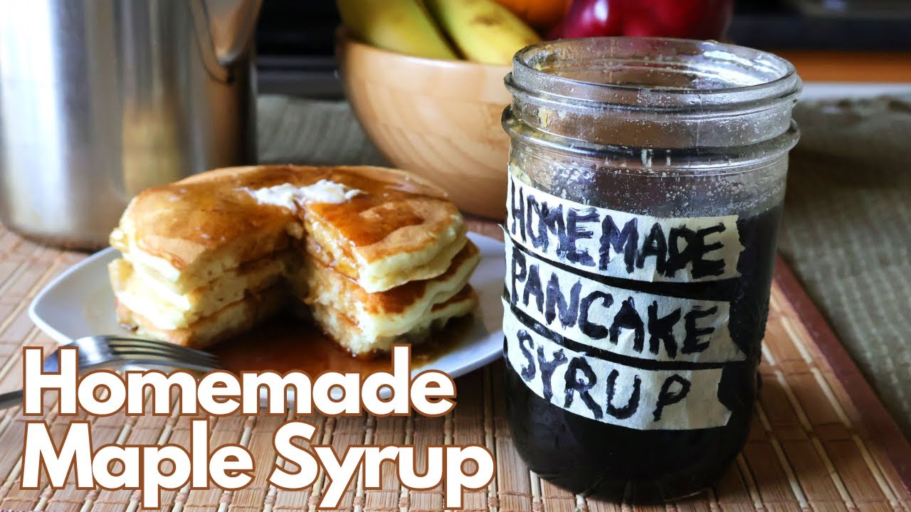 Homemade Pancake Syrup Recipe ~ No Corn Syrup