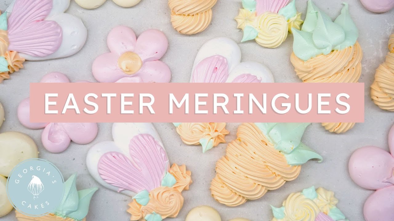 The Most Adorable Easter Meringues Tutorial (featuring a complete FAIL!!!) | Georgia's Cakes