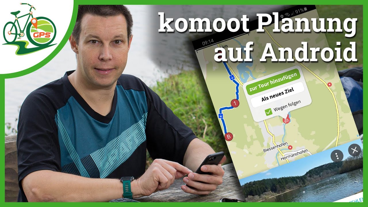 komoot Streckenplanung am Android Smartphone 📱 Fahrrad Tour planen - Anleitung f&uuml;r Einsteiger! 👍