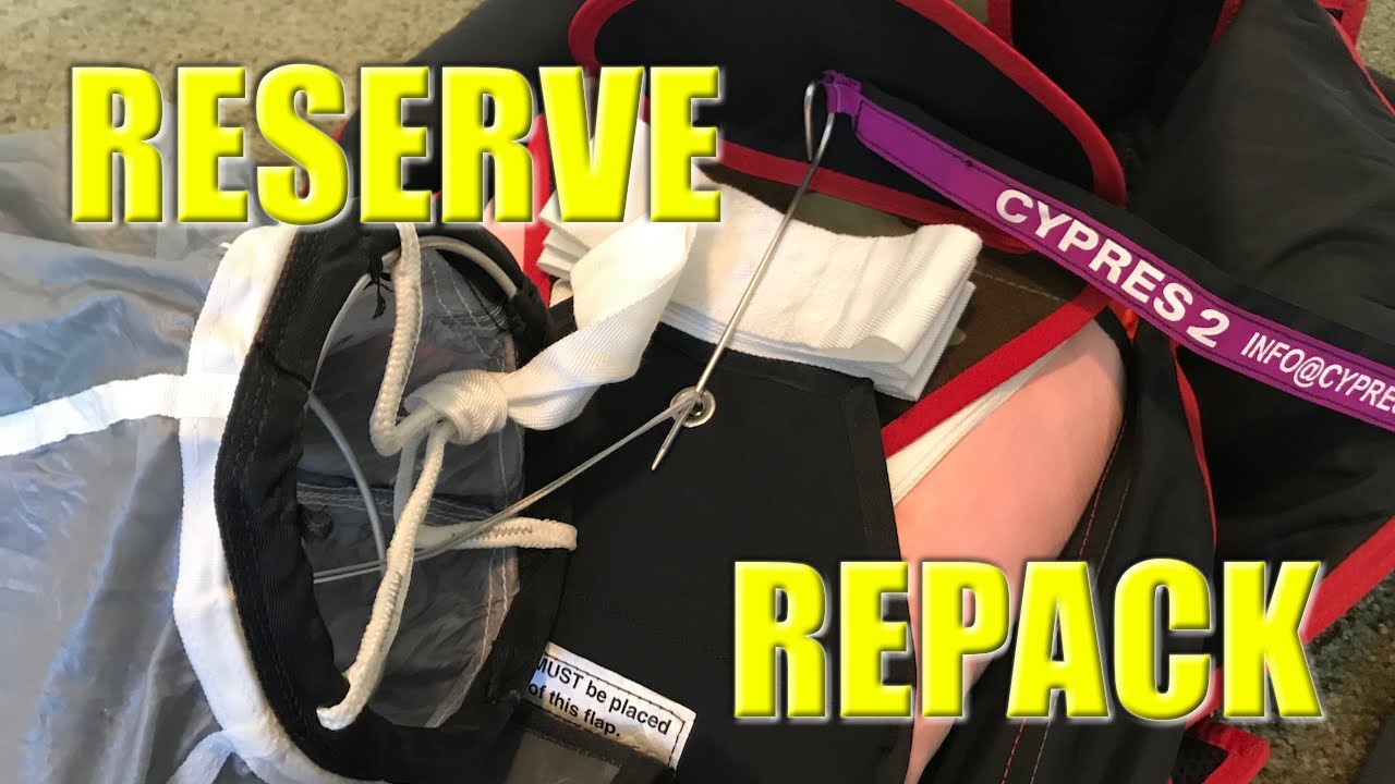Reserve Repack on a UPT Vector 3 Container (Timelapse)