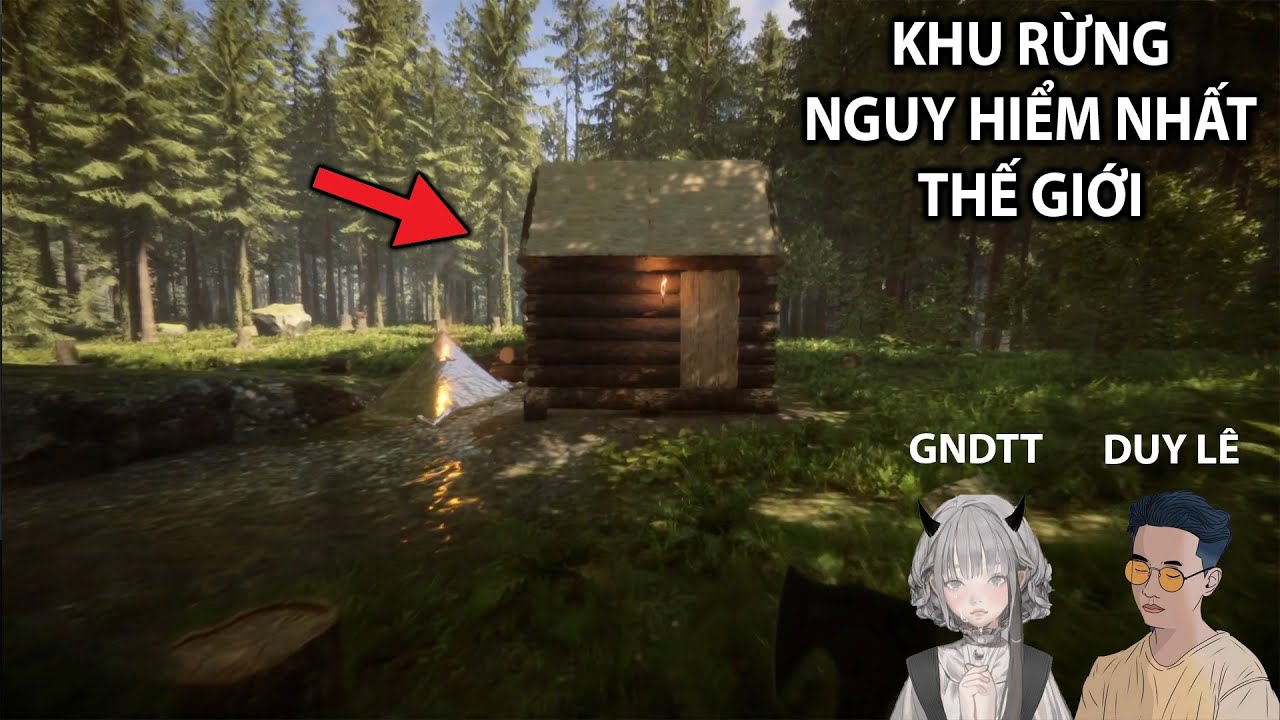 THỬ THÁCH 24H trong KHU RỪNG NGUY HIỂM NHẤT THẾ GIỚI cùng DUY LÊ | GNDTT | Sons Of The Forest