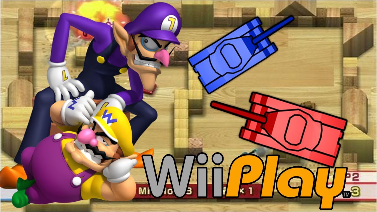 Wario and waluigi of Wii Play Tanks HD