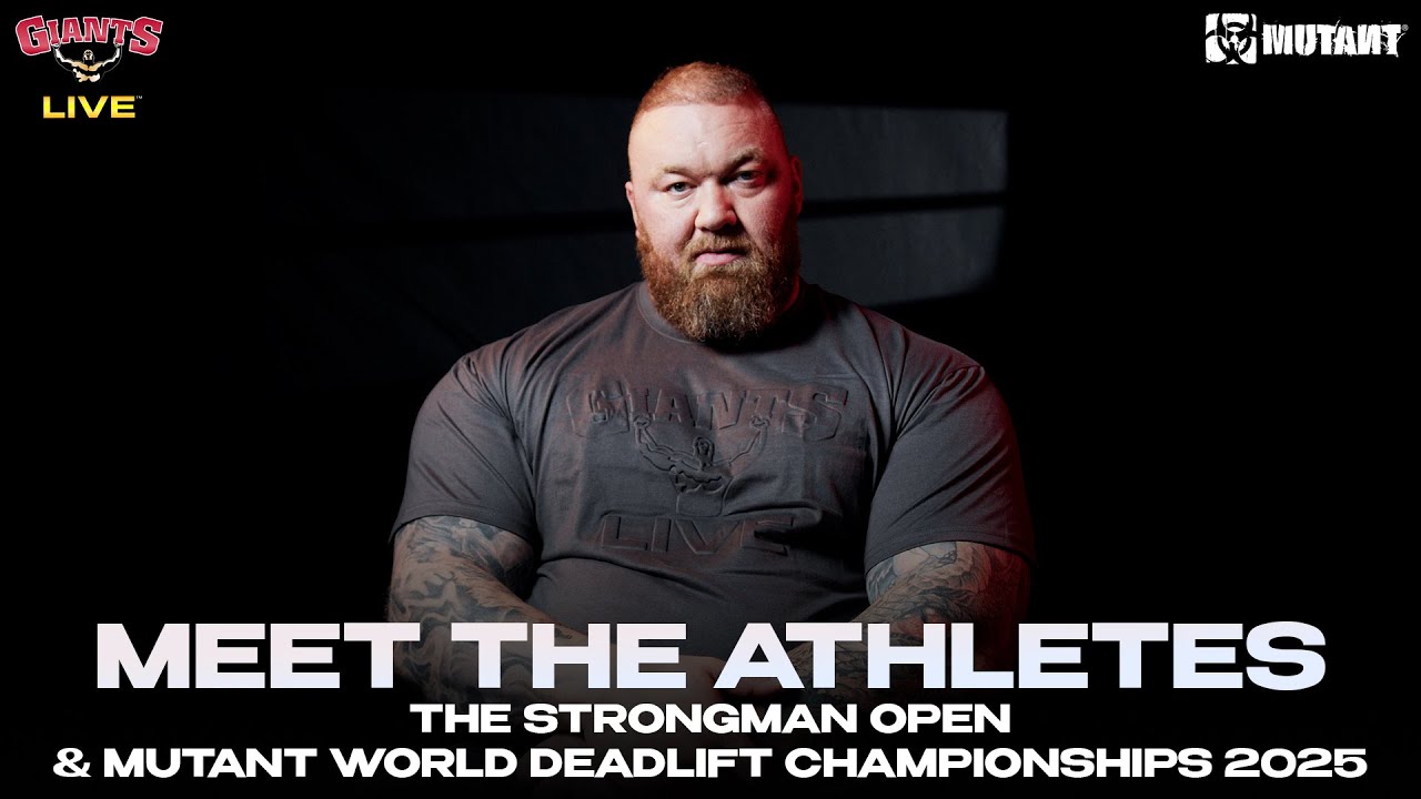 Meet The Athletes - The Strongman Open & Mutant World Deadlift Championships 2025...
