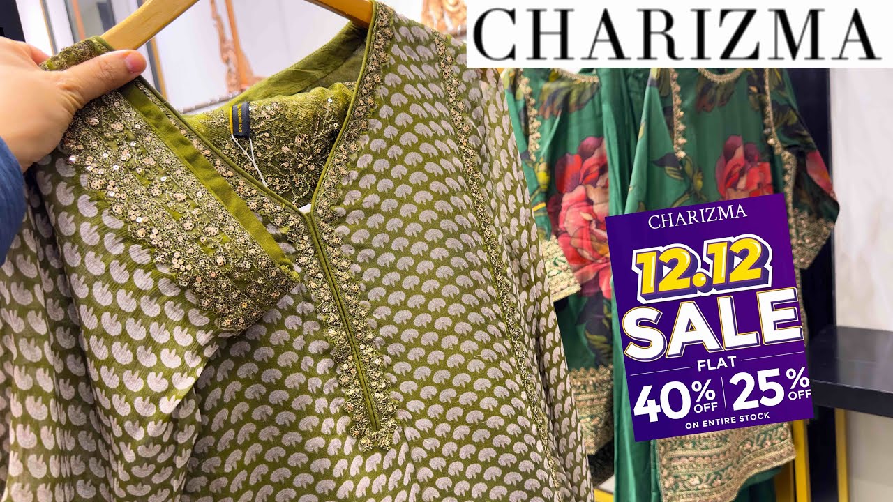 CHARIZMA 12.12 Sale 🔥 Flat 40% & Flat 25% OFF🔥 Charizma Sale