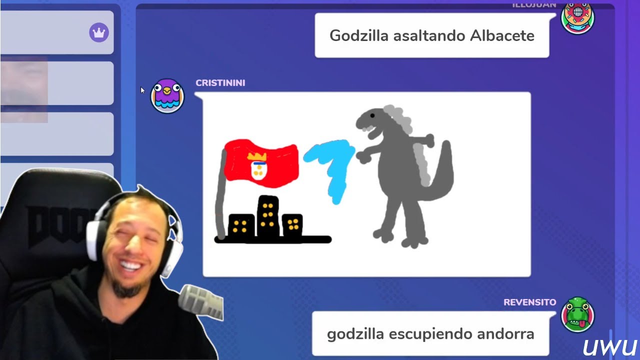 KNekro juega al Gartic Phone | El nuevo Picasso peepoclown