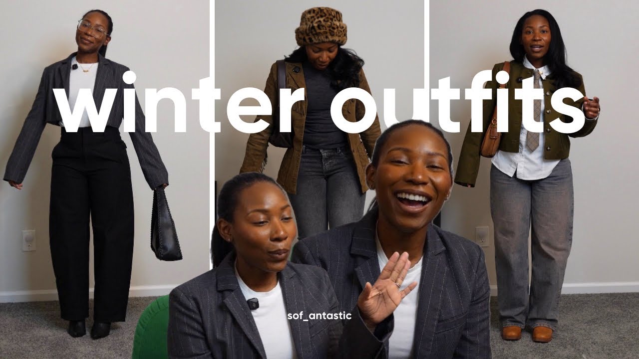 Winter 2026 Outfit Inspo Guide. Featuring items from H&M, Uniqlo, & Thrift