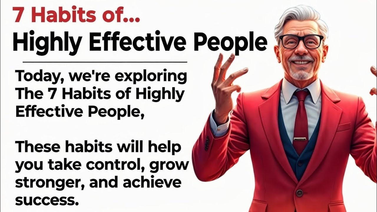 7 Habits of Highly Effective People Book Summary || Improve Your English Fluently Stories.......
