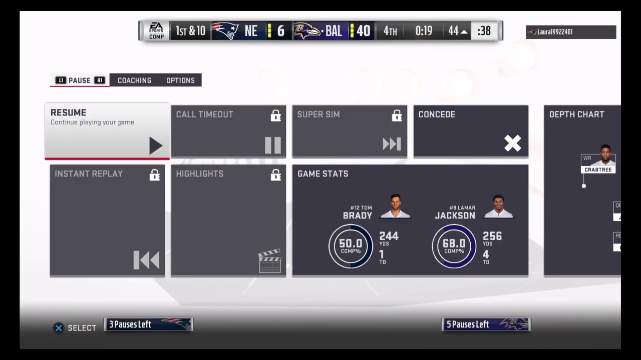 Trash talker exposed in madden