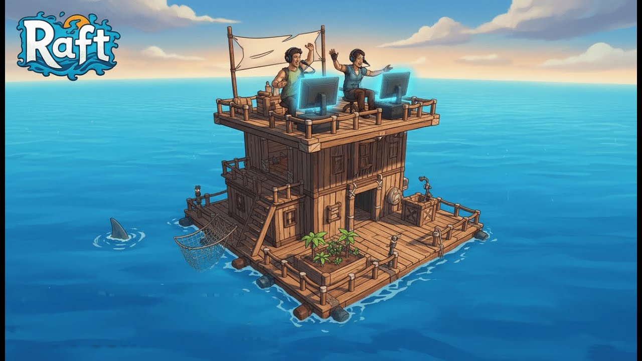 Floating Home #raft #adventure #shortsfeed #survival