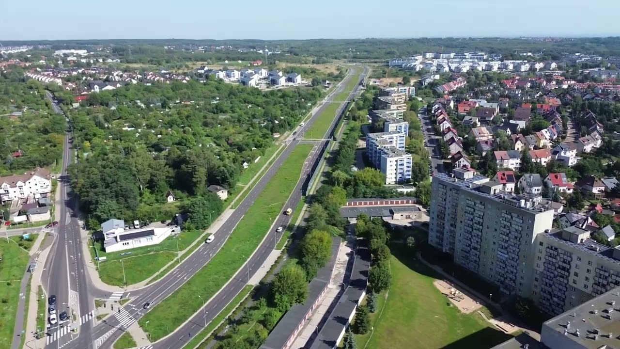 Szczecin. Kormoranów, Królewskiego, Małe Błonia i okolice. DJI Mini 3.