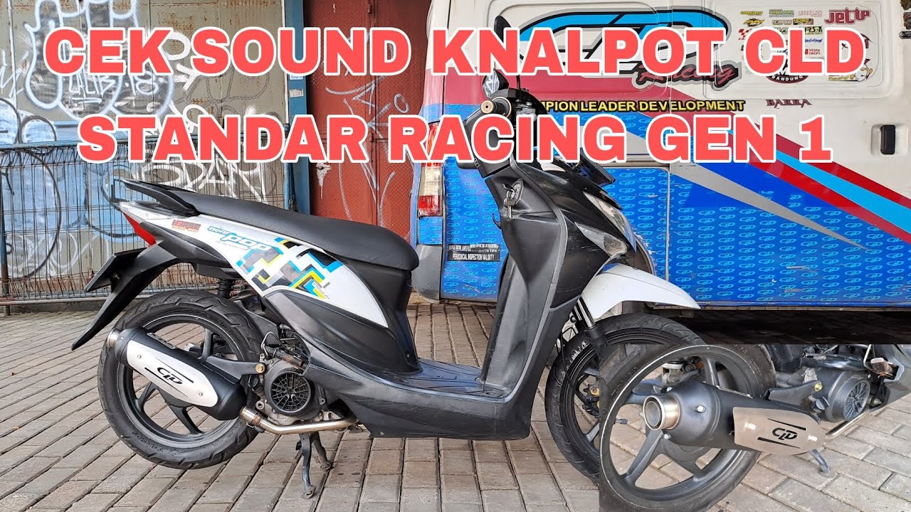 Cek Sound / Review Suara & Tes Jalan, Knalpot CLD Honda Beat Pop Standar Racing Gen 1