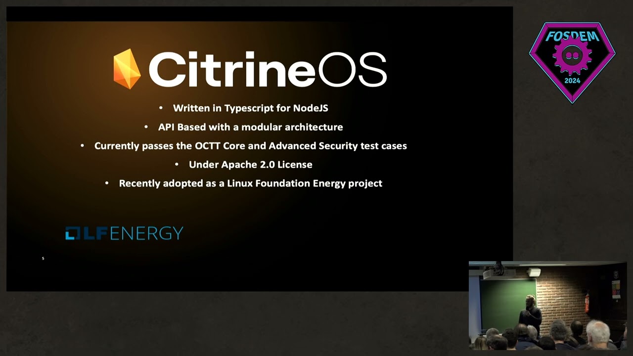 FOSDEM 2024 Energy Devroom - CitrineOS
