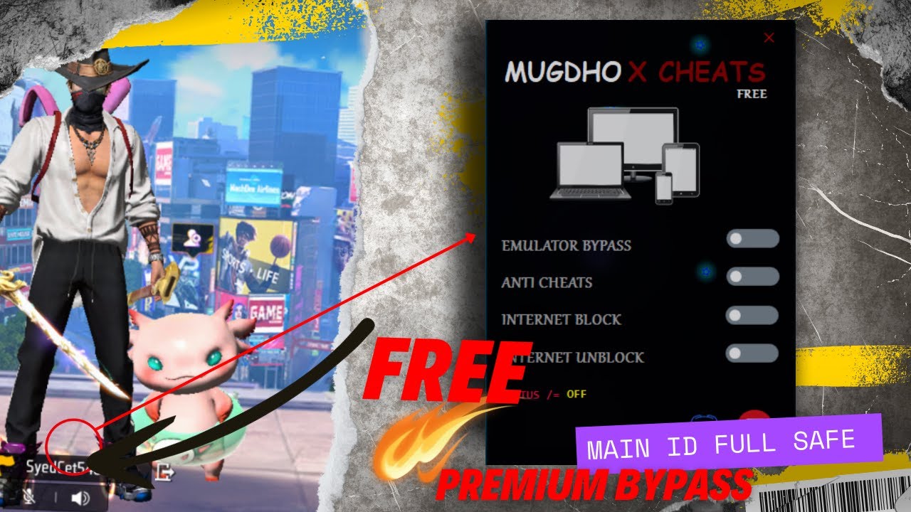 FREE EMULATOR BYPASS | EXTERAL BYPASS | FREE FIRE EMULATOR BYPASS | FOR 3 DAY