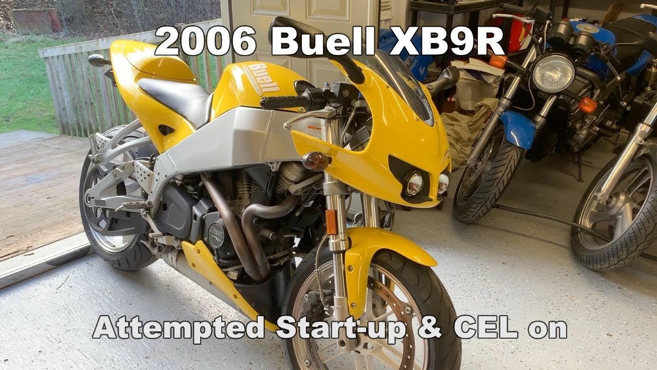 Попытка запустить Buell XB9R Firebolt и устранение неисправности CEL (Check Engine Light)