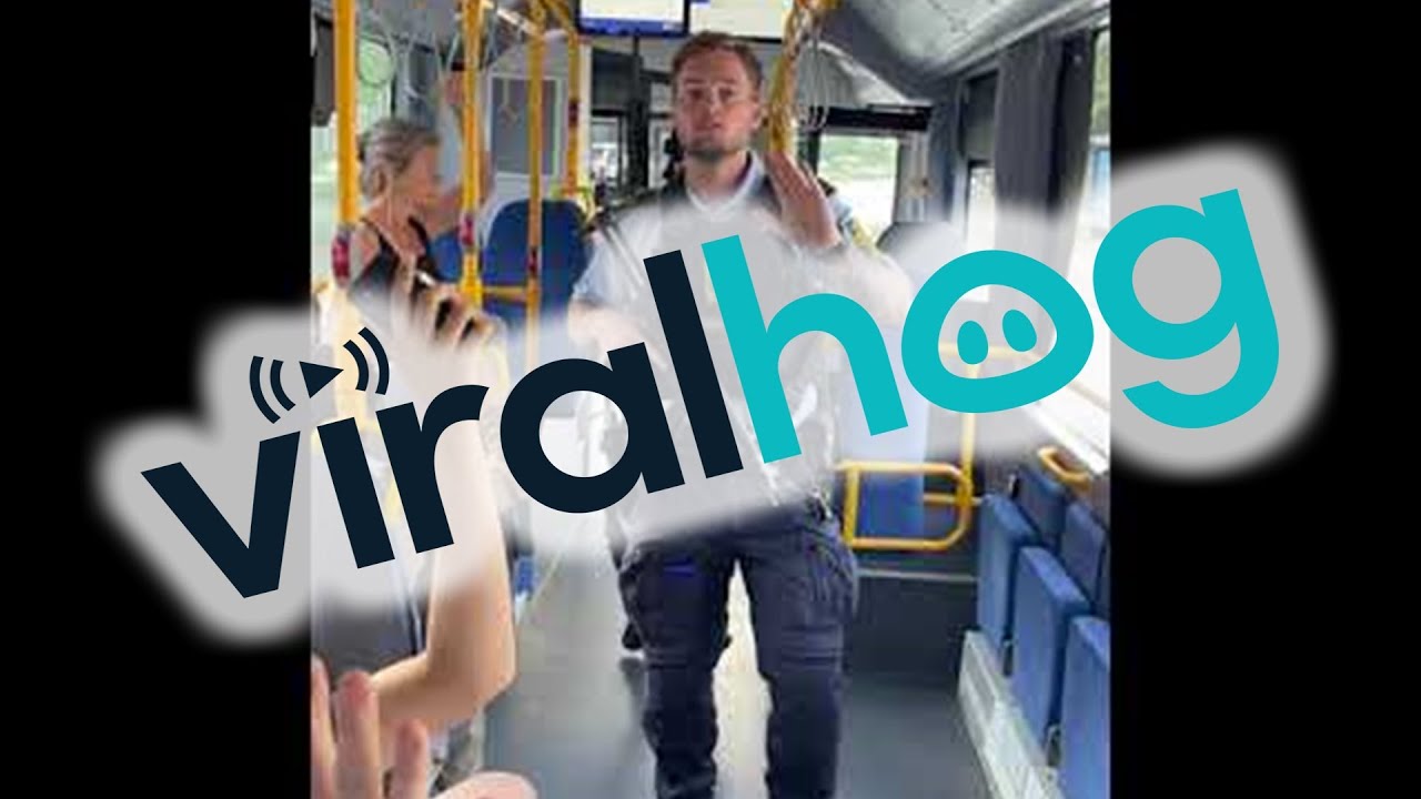 Police Search for Suspect on Copenhagen Bus || ViralHog