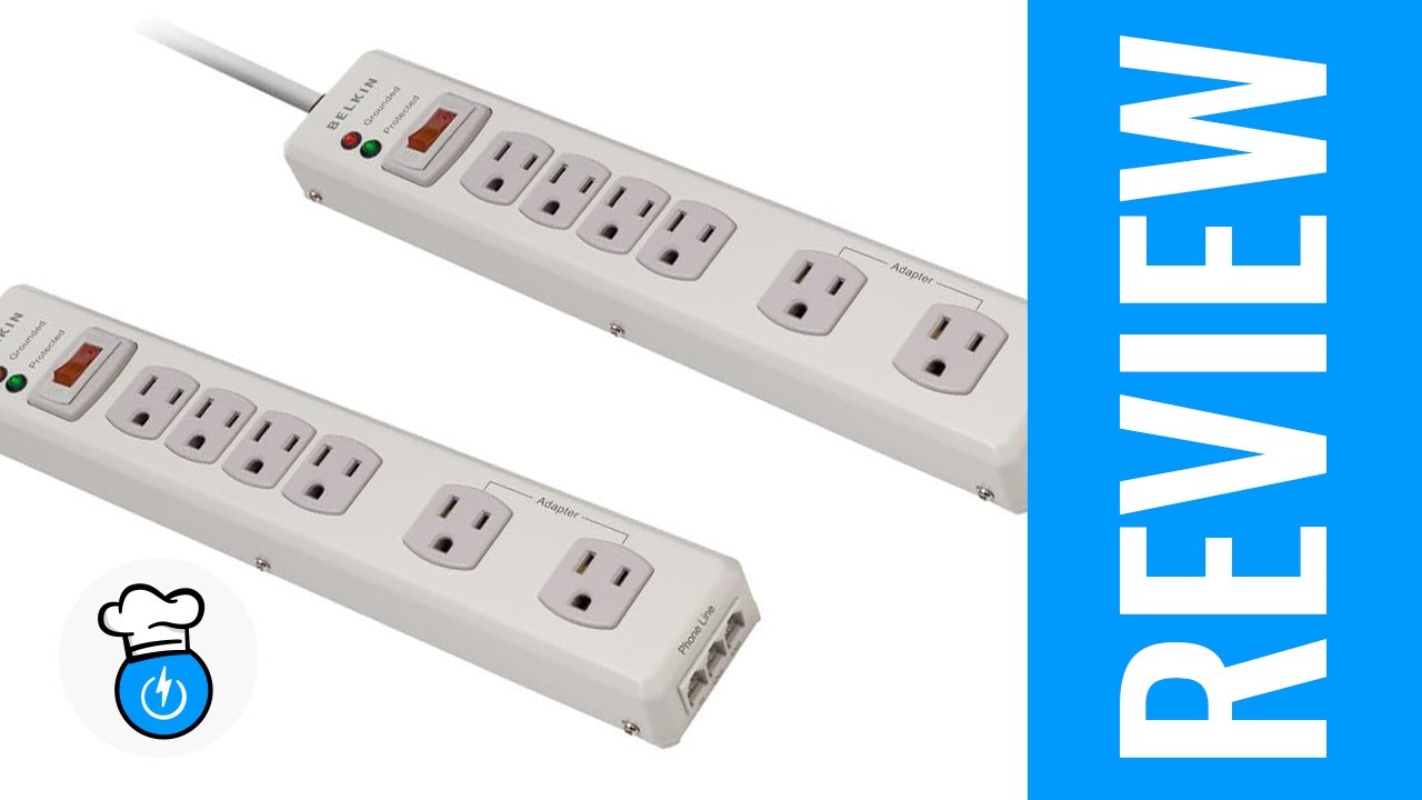 Belkin 6-Outlet Surge Protector: Durable, Flexible Power Protection