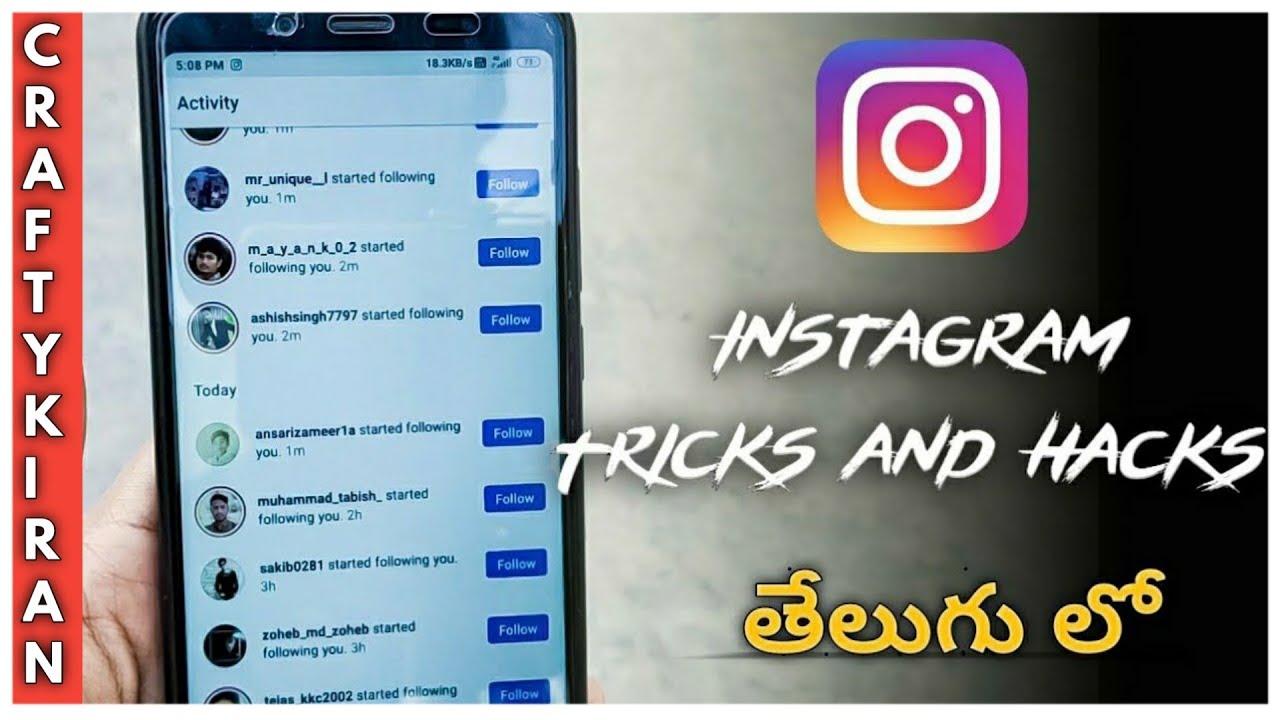 Top 8  Instagram Tricks and Hacks in 2020 😎| In Telugu | 90% People Don't Know These Tricks