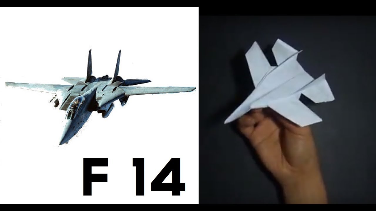 Como hacer un AVION de papel de GUERRA que vuele mucho