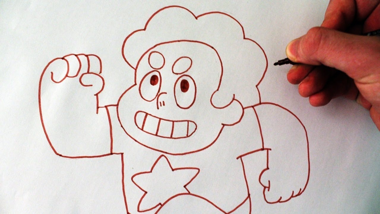 Como Desenhar Steven [Steven Universe] - (How to Draw Steven) - SLAY DESENHOS #344
