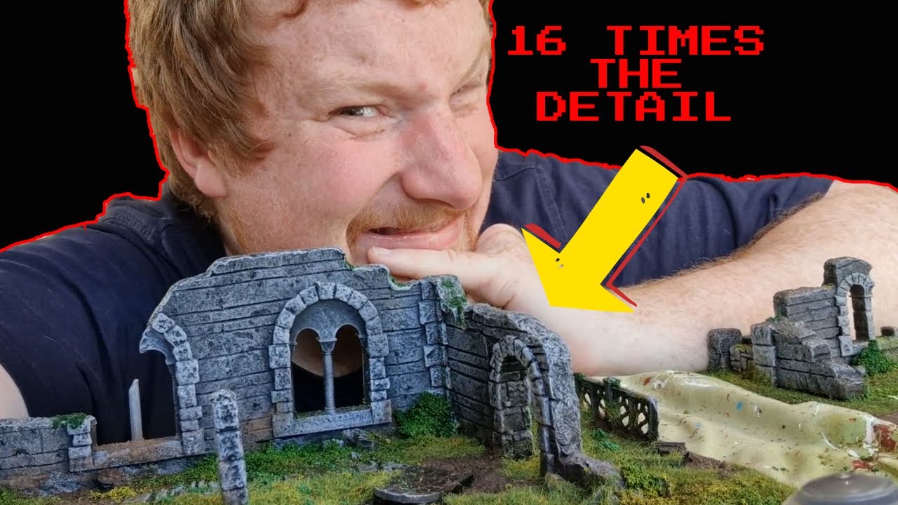 Abandoned Ithilien Village using Slice and Slot WARHAMMER SKAVENTIDE
