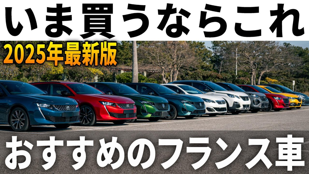 【2025年最新版】今フランス車を買うならこれが正解。まじで厳選したおすすめ７選を紹介します。