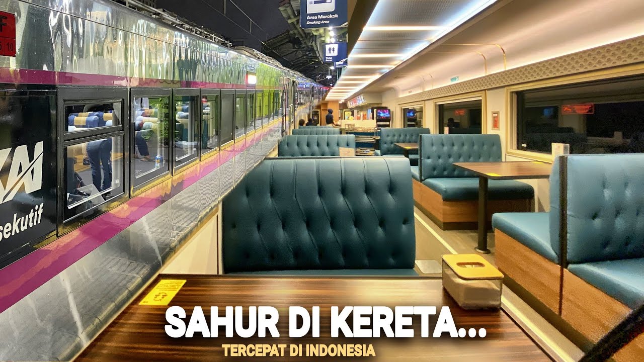SAHUR DI KERETA ARGO BROMO ANGGREK‼️Jakarta - Surabaya 7 Jam 45 Menit