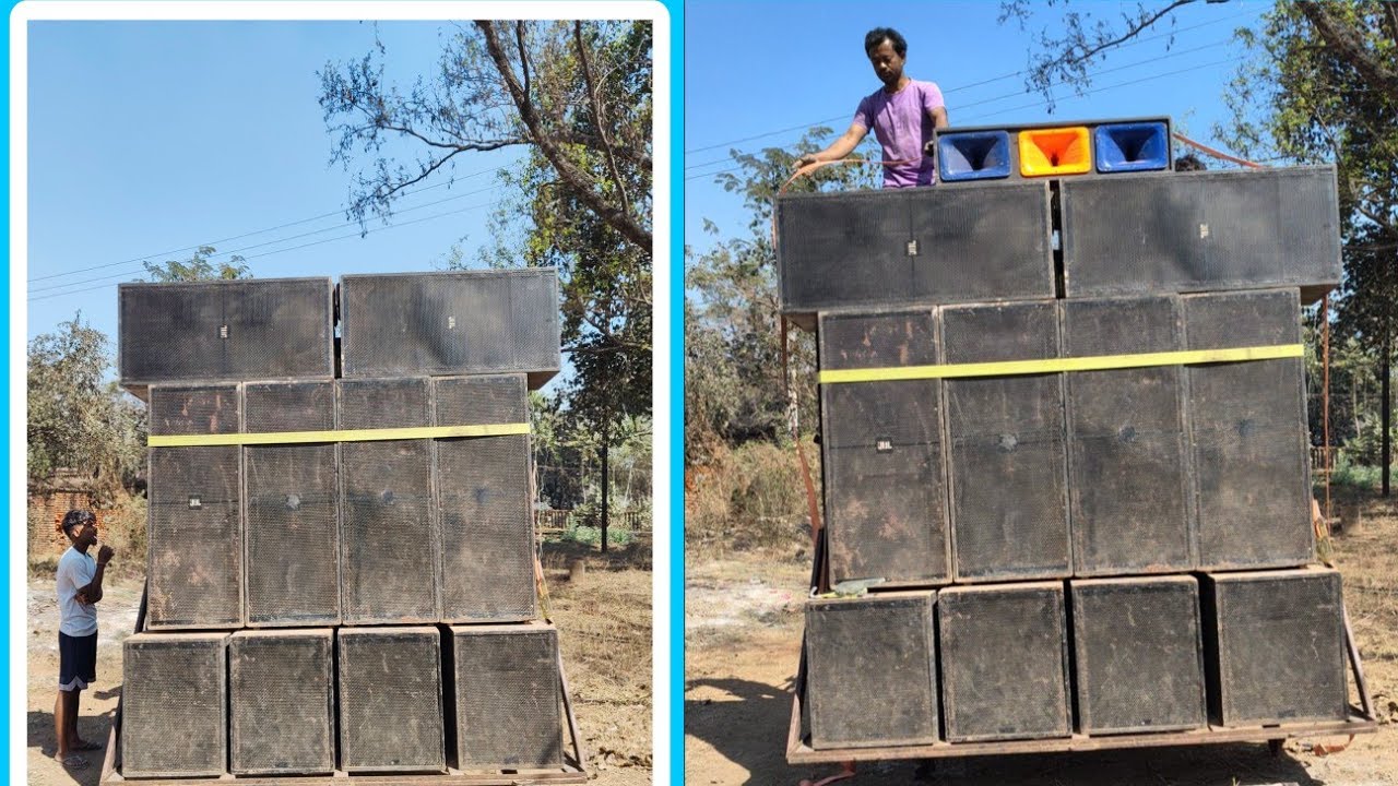 New look setup set और Khatarnak vibration और hai bass setup mein public खुश हुआ #viral #bass #dj 