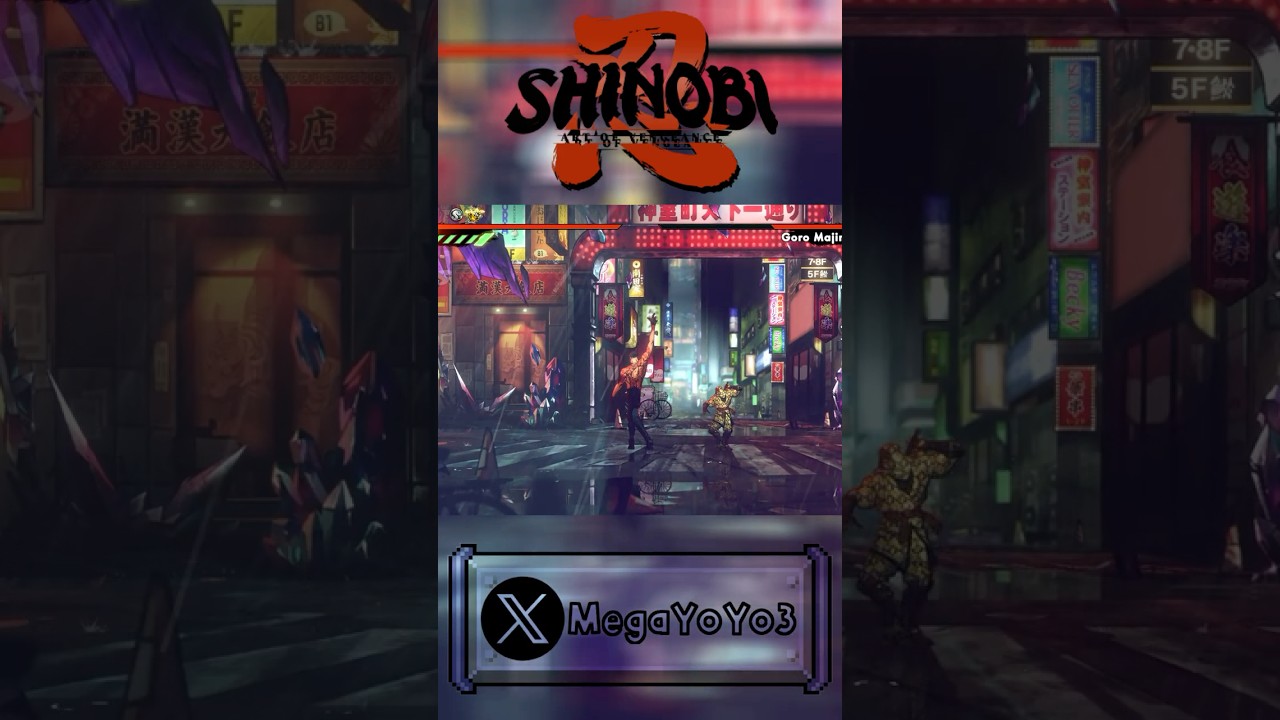 Шиноби против Горо Мадзимы (без получения урона) DLC Sega Villians