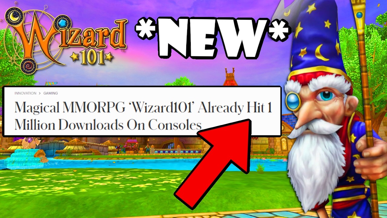 Wizard101 Console Just Hit A MILLION Players!! (MASSIVE NEWS)