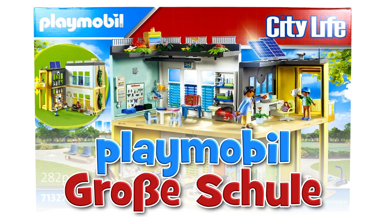 Playmobil City Life - Große Schule (71327) | UNBOXING