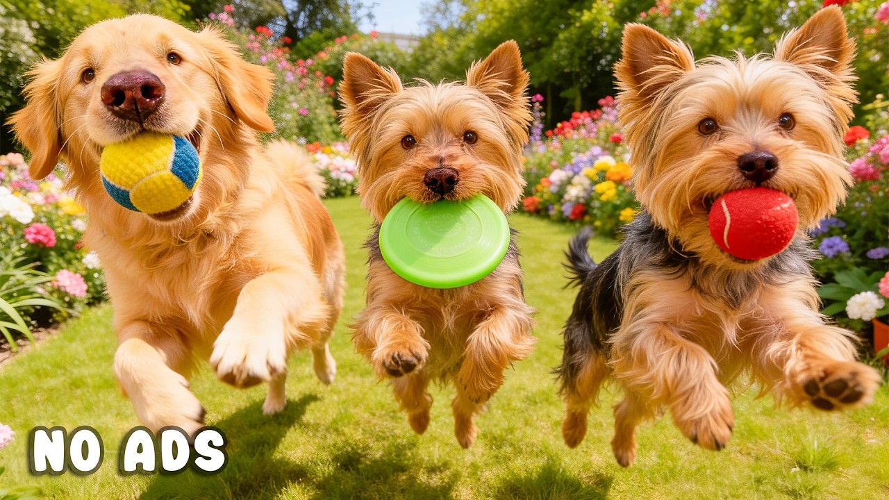 24 Hours of Dog TV for Dogs to Watch 🐶🎶 Gentle Background Music for Dogs & Deep Relaxation 🌙🐾