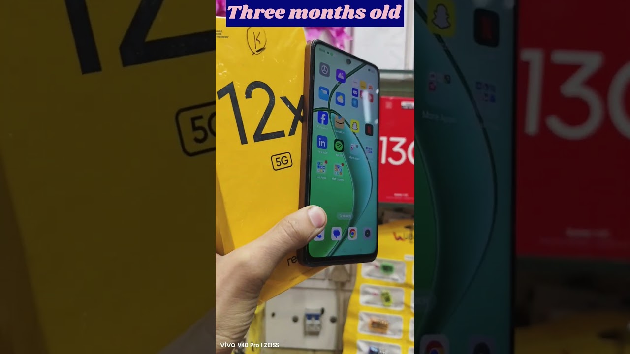 Realme 12x 5g 8x128 unboxing #realme12x5g #unboxing #phonixred colour #arorajammu