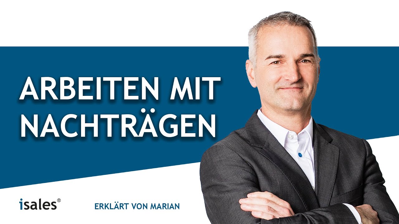 Sage 50 Handwerk - Mein erster Nachtrag