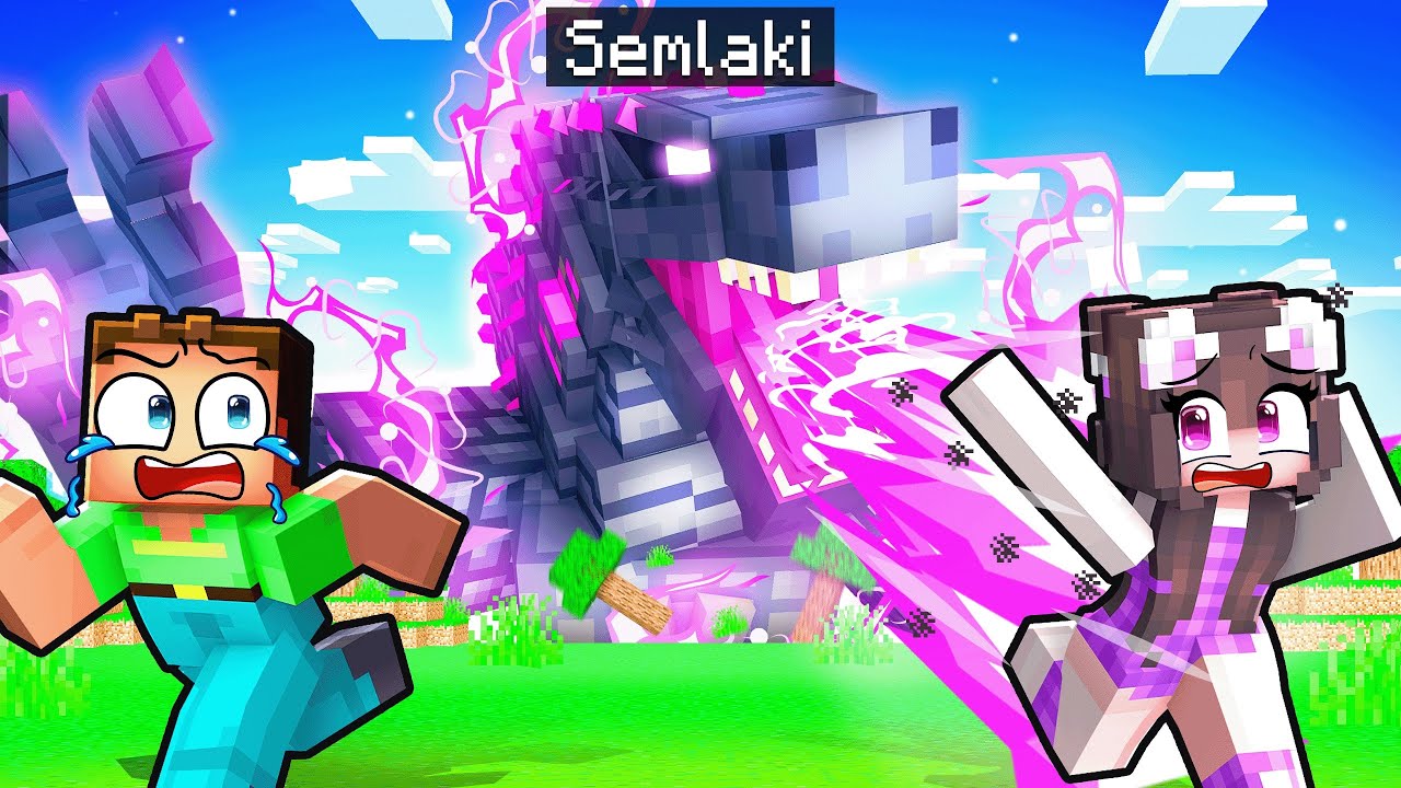 Ich Spiele Als GODZILLA um Meine FREUNDE zu Trollen in Minecraft!