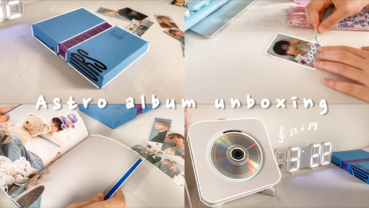 Astro All Yours album unboxing (me version) + decorate photo cards + sticker haul!