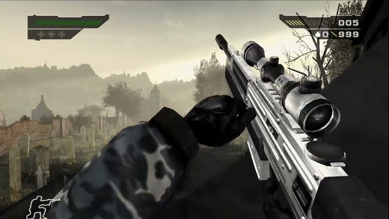 NOSTALGIA BLACK (PS2) GAMEPLAY SNIPER ELITE MODE HARD MISSION 3 1080p 60fps