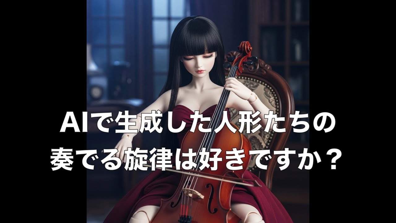 AIで生成した人形たちの奏でる旋律は好きですか？