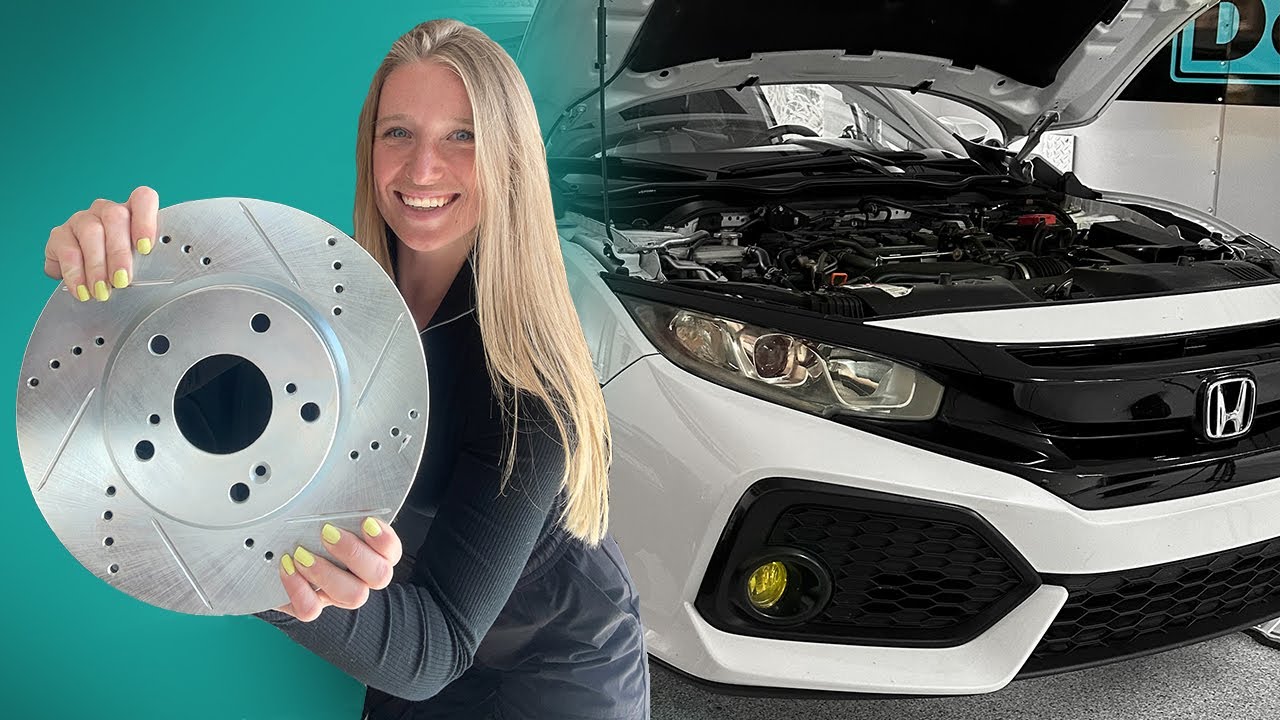 Civic Rear Brake Pad & Rotor Change w/ Brake Fluid Flush (2/2)