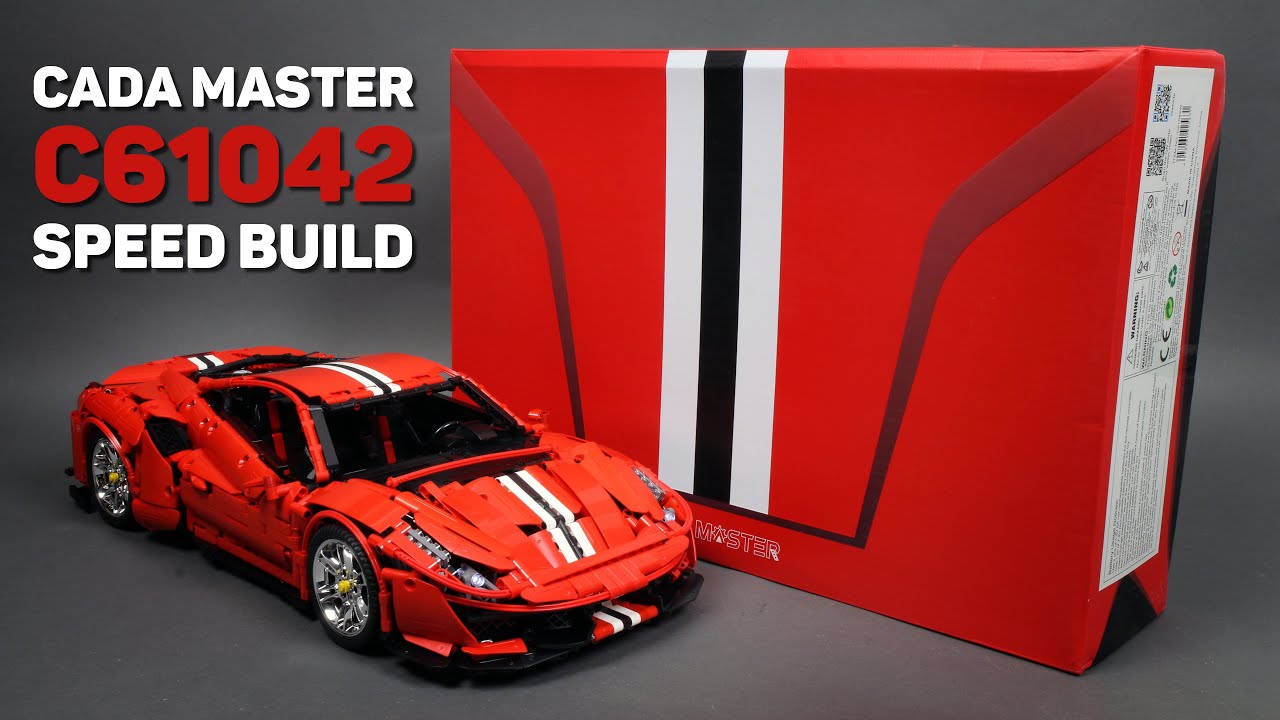 CaDA Master C61042 Italian Supercar SPEED BUILD