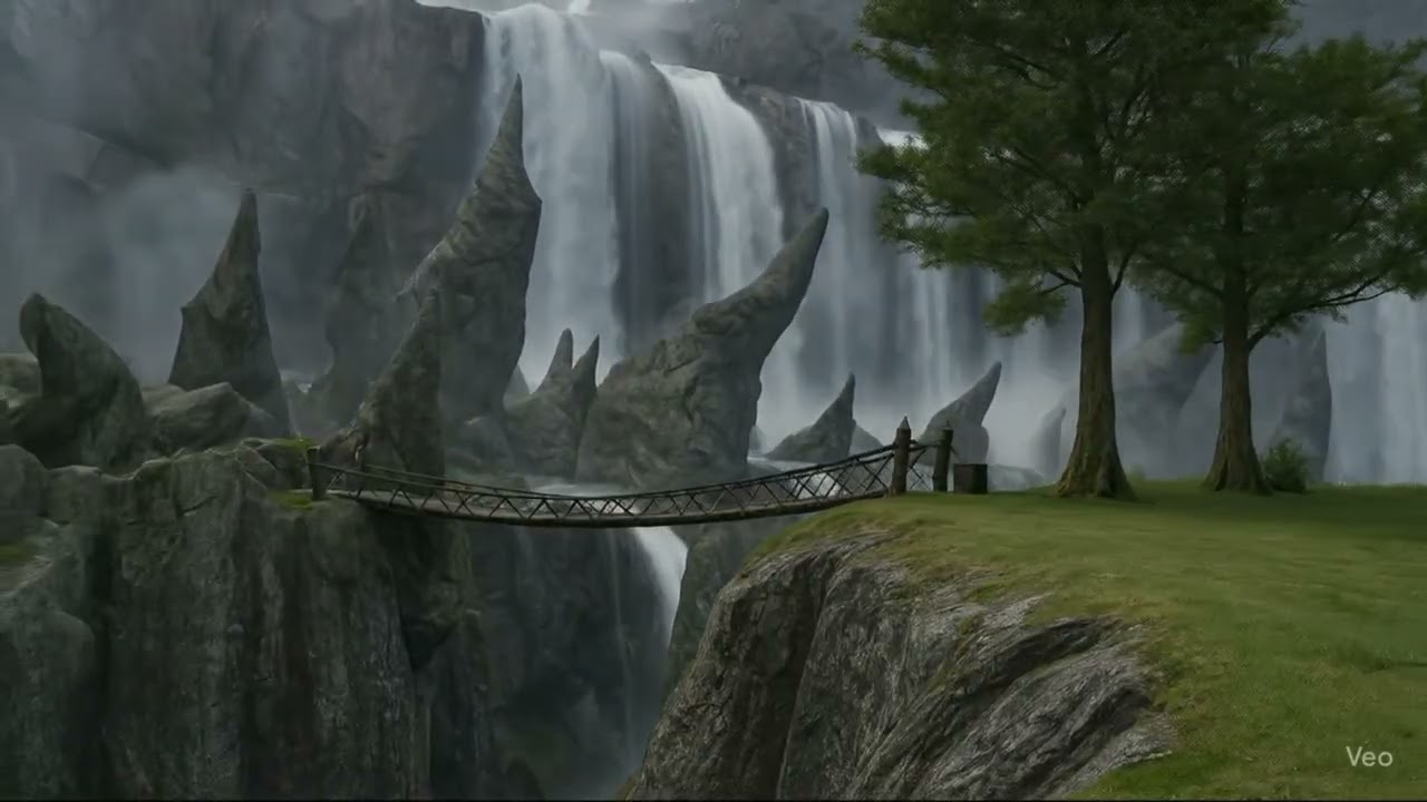 Lineage 2 - Anghel Waterfall - The Forest of Mirrors | AI #lineage2 #asmr #relaxing #calm