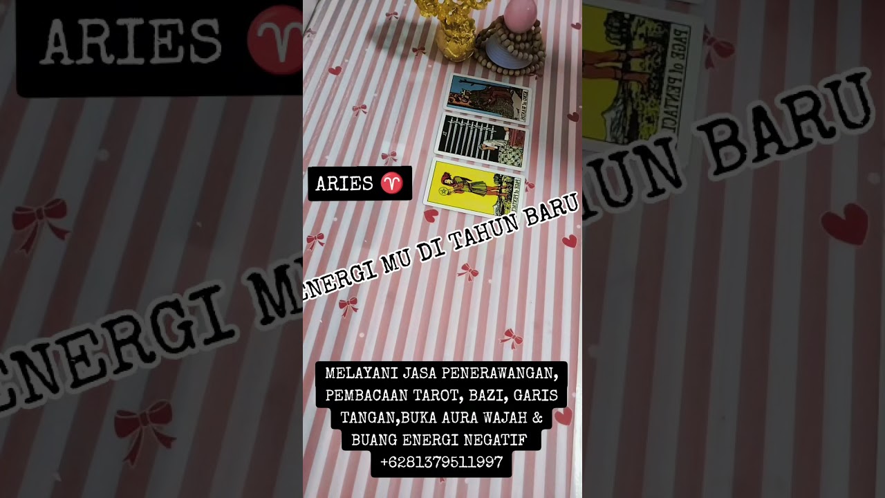 ARIES ♈.. ENERGI MU DI TAHUN BARU..