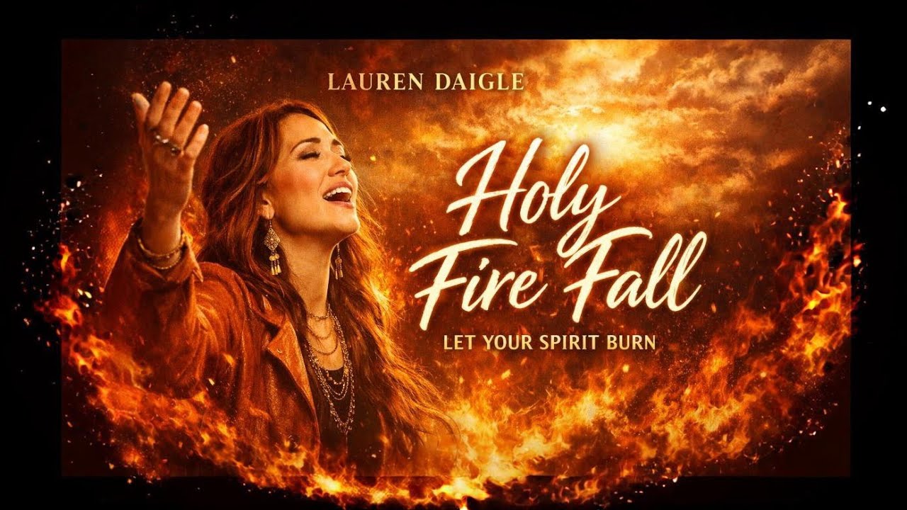 Holy Fire Fall | Lauren Daigle Powerful Christian Worship Song | Spirit-Filled Praise (Music Video) 