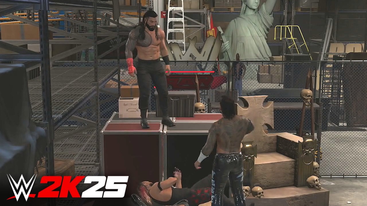 WWE 2K25 40+ Minutes of WWE Archives Backstage Gameplay!