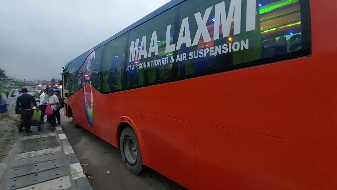 Ktm to Jnkpur by semi sleeper bus..#janakpurdham #kathmandu #journey #semisleeper #fight