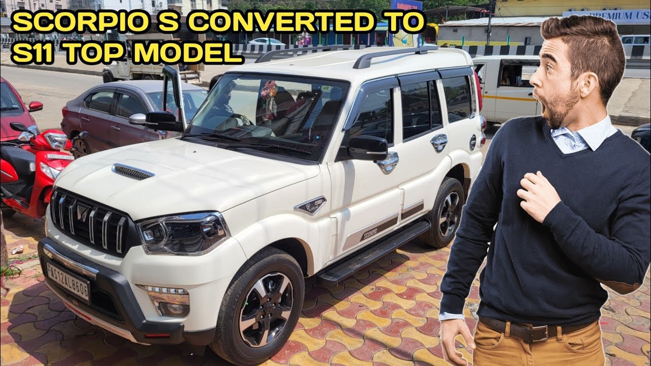 Mahindra Scorpio Convert to Base to Top Model S11 #scorpio  #mahindra