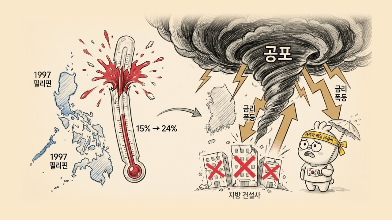 [한국 경제 뉴스] 1997년과 2025년, 소름 돋게 똑같이 반복되는 패턴