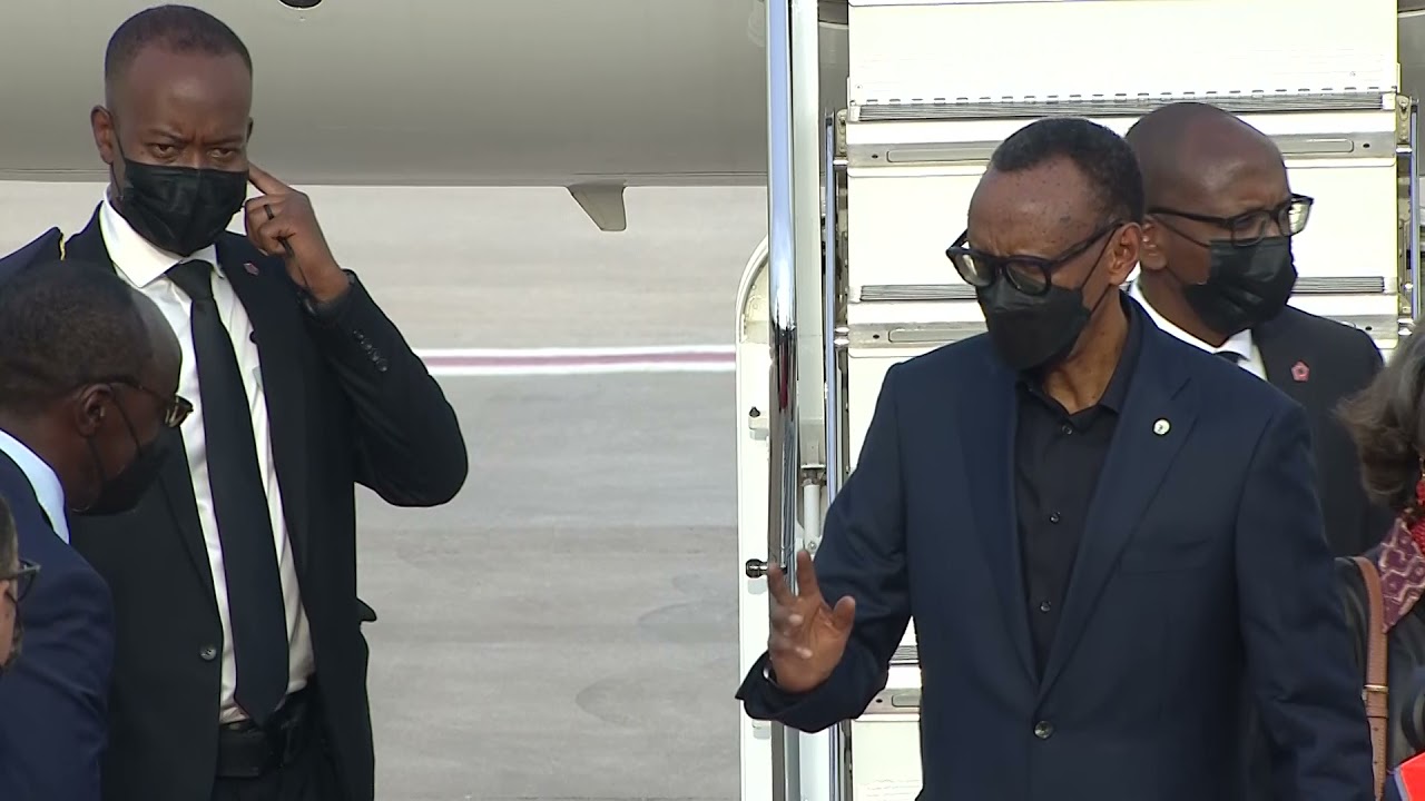 Arrival of Paul Kagame,Chairperson of AUDA-NEPAD Heads of State and Government Orientation Committee