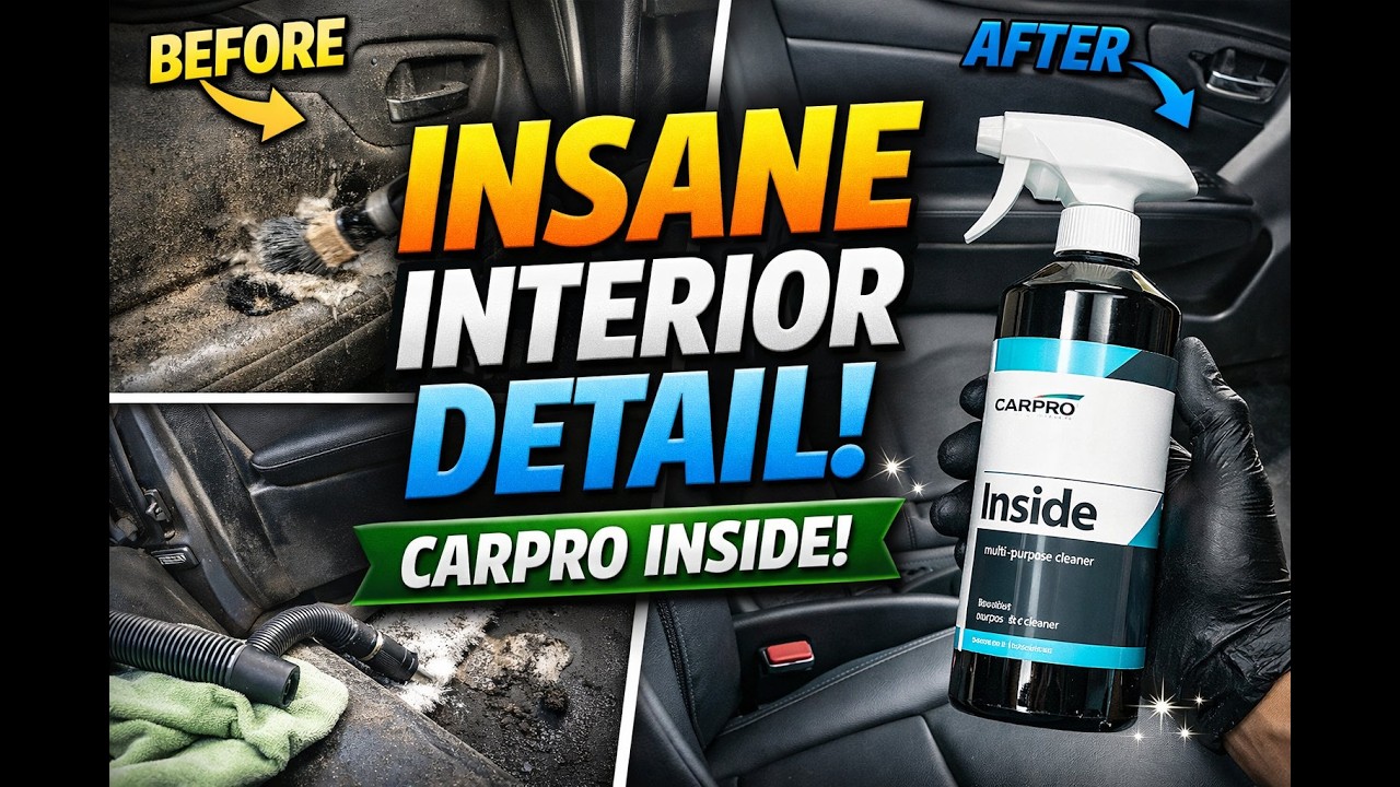 Rookie Detailer Cleans Interior with CarPro Inside 😳