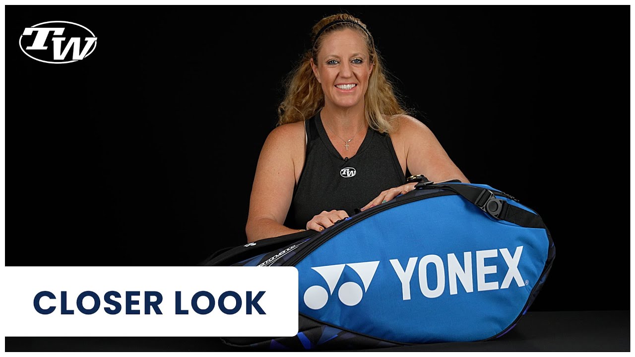Take a closer look at the Yonex Pro 12 Pack Tennis Racquet 12 Bag (2022)