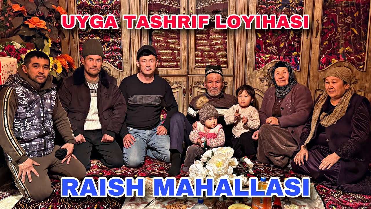 ANDIJON VILOYATI BULOQBOSHI TUMANI | UYGA TASHRIF LOYIHASI | RAISH MAHALLASI